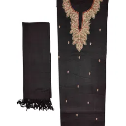 Vrinde Embroidered Unstitched Dress Material image 3