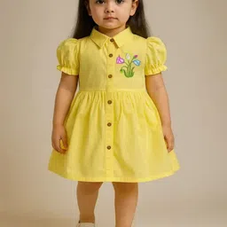JG JHILIK GARMENTS Floral Puff Sleeve Fit & Flare Dress-picture-11