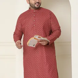 SOJANYA PLUS Men Ethnic Motifs Printed Kurta-picture-18