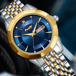 Poshi Men Dial & Stainless Steel Straps Analogue Watch POSW38-720956708785-BLUE-picture-37