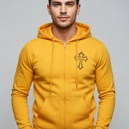 ADRO Men Printed Hooded Sweatshirt-picture-12
