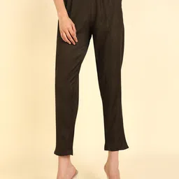 SVKETAIL Women Relaxed Regular Fit High-Rise Cotton Slub Pant-image-85