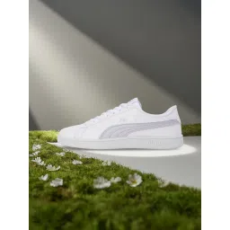 Puma Smashic Womens White Sneakers image 1