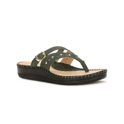 Scholl Women Casual Platform Heel Sandals- Green-image-70