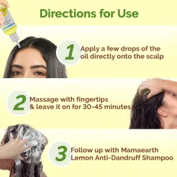 Mamaearth Lemon Anti-Dandruff Hair Oil image 4