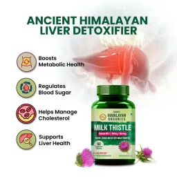 vlado's himalayan organic Vlado's Himalayan Organics Milk Thistle Extract 800mg Of Silybum Marianum for Healthy Liver Capsules image 5
