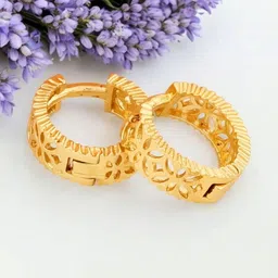 SHREE KRISHNA SHOPPING Unisex Gold-Plated Brass Earrings-picture-24