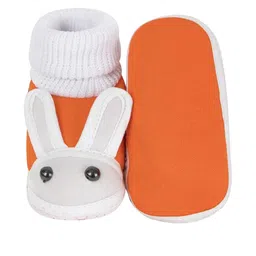 NESKA MODA 6 To 12 Months Infants 3 Pair Combo Pack Cute Soft Cotton Rabbit Booties image 3
