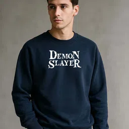 Organic Chics Men Printed Sweatshirt image 2