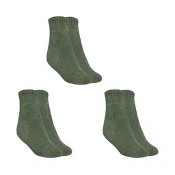 MUKHAKSH Men Pack of 3 Pure Cotton Ankle-Length Socks-picture-16