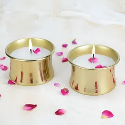 Maison Modern Gold-Toned 2 pieces Jar Candle-image-30