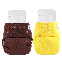 Babyhug Washable & Reusable Cloth Diaper with Inserts - Pack of 2-picture-24