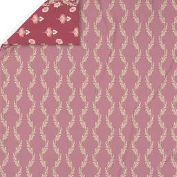 DDecor Red Floral Printed Mild Winter 120 GSM Double Bed Dohar image 5