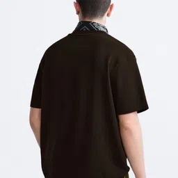 MISCHIEF MONKEY Men Graphic Printed Round Neck Oversized Longline Cotton T-shirt image 5