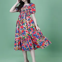 Moda Rapido Crepe Fit & Flare Dress image 5