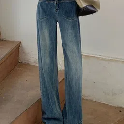 StyleCast Women Wide Leg High-Rise Light Fade Jeans-picture-31