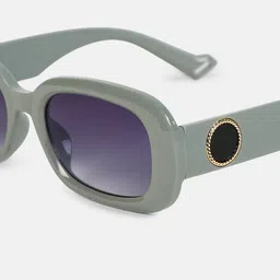 HAUTE SAUCE by Campus Sutra Women Rectangle Sunglasses with Polarised Lens image 2