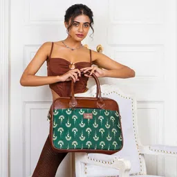 THE CLOWNFISH Women Deborah Ethnic Motifs Printed Padded Laptop Bag Upto 15.6 Inch image 3