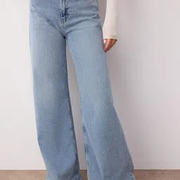 Trendyol Women Wide Leg Mid-Rise Jeans-picture-45