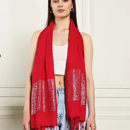 HANDICRAFT PALACE Women Tasselled Scarf-image-59