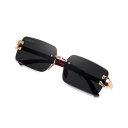 Eyedens Unisex UV Protected Lens Rimless Square Sunglasses image 4