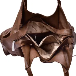 al jazeera Women Brown Shoulder Bag - Extra Spacious image 5