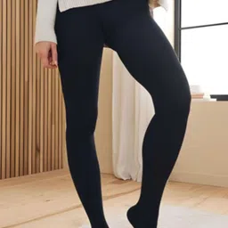 G Heist Women Fleece Winter Fur Pantyhose Stockings image 1