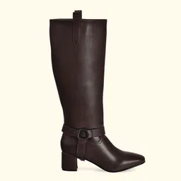 yoho Women Round Toe Slip-On Winter Boots image 4