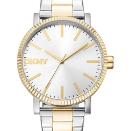 DKNY Women Brass Dial & Stainless Steel Bracelet Style Straps Analogue Watch DK1L034M0075-image-42