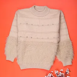 V-Mart Girls Pullover with Embellished Detail-image-7