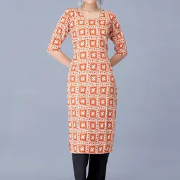 Ethnic basket Women Multicoloured Poly Crepe Kurta Sets-picture-31