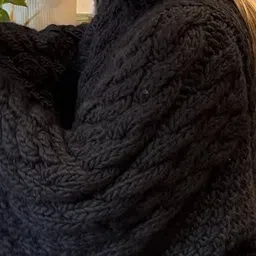 bebe Cable Knit Self Design Mock Collar Pullover Sweater image 2