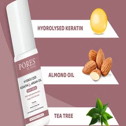 PORES Be Pure Set Of 2Hydrolyzed Keratin & Argan Oil Hair Serum - 100ml Each image 2