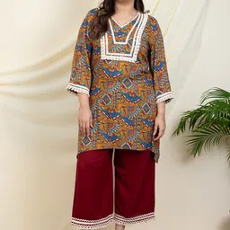 DEEBACO Printed Tunic & Palazzo Co-Ords-image-73