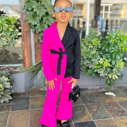 INCLUD Girls Colourblocked Coat with Trousers-picture-21