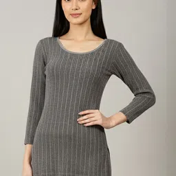 Lux Cozi Women Pure Cotton Round Neck Thermal Top-picture-10