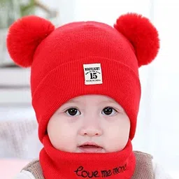 ketkar Unisex Kids Woollen Beanie-picture-29