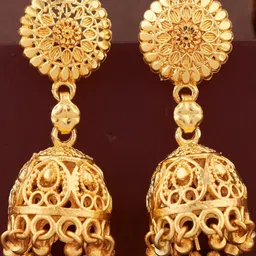 DIVASTRI Gold-Plated Brass Earrings image 5