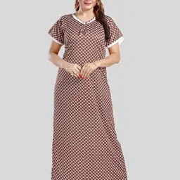Gutthi Women Beige Nightdress-picture-9