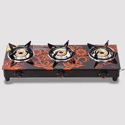 fogger Designer Orange Glass Manual Gas Stove-picture-14