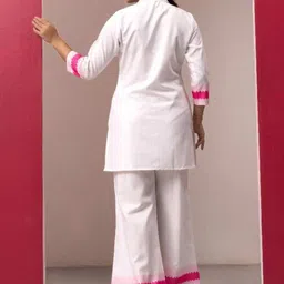 EESHA GUPTA Quirky Printed Shirt With Palazzo image 5