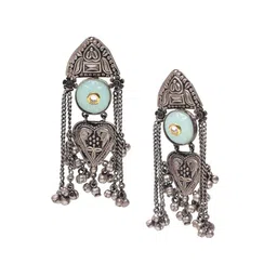 I Jewels Contemporary Drop Earrings image 3