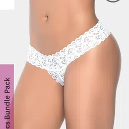 BE IN LOVE Women Pack Of 2 Low-Rise Thongs Briefs-image-60