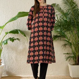 Indo Era Women Ethnic Motifs Printed Kurta-picture-29