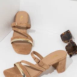 Inc 5 Women Open Toe Block Heel Sandals-picture-8
