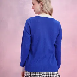 DressBerry Contrasting Edges Regular Fit Pullover image 2