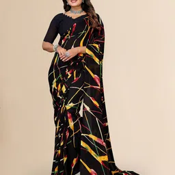 Moda Rapido Women Abstract Printed Saree-image-53