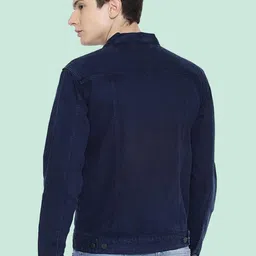 KLIZEN Men Washed Denim Jacket image 2