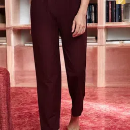 Kryptic Women Pack Of 2 Printed Pure Cotton Mid Rise Lounge Pants-picture-23