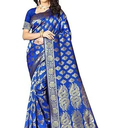 Florence Woven Design Zari Pure Silk Kanjeevaram Saree-image-60